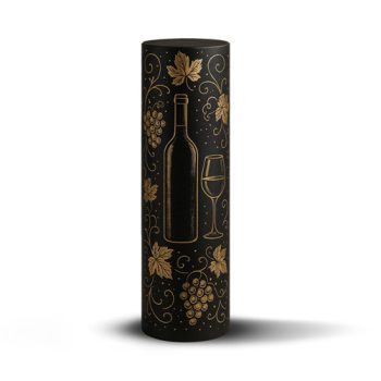 papírhenger díszcsomagolással-ital henger