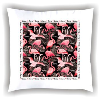 Párna Flamingo "love" 011_O