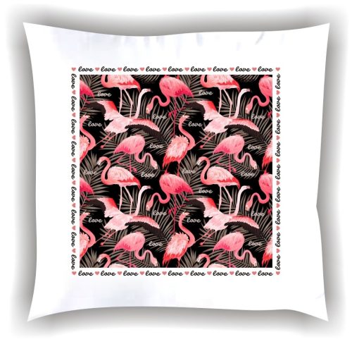 Párna Flamingo "love" 011_O