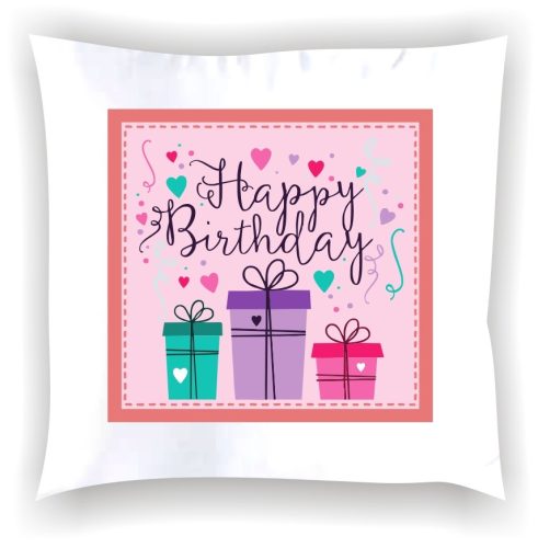 Párna "Happy birthday" 005_R