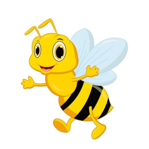 óvodai törölközőre méhecske jel