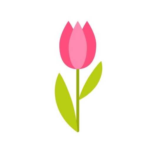 óvodai törölközőre tulipán jel