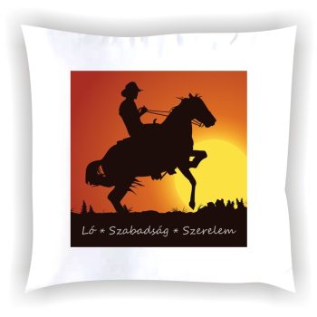 Párna "Ló * Szabadság * Szerelem" 002_T
