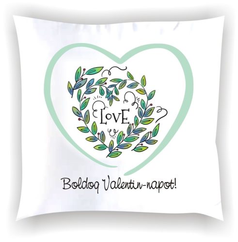 Párna "Boldog Valentin-napot" 001_O