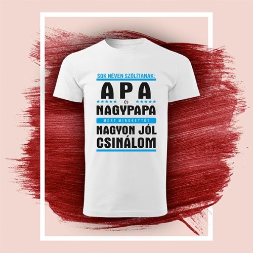 Póló "Apa" 017_B