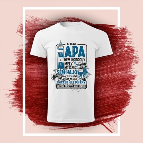 Póló "Apa" 027_B