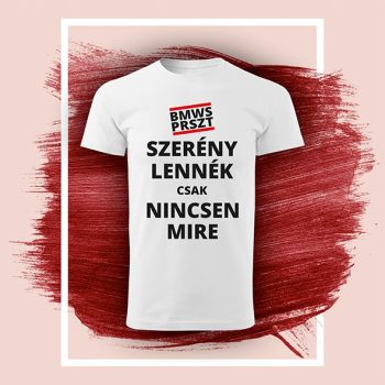 Póló "Szerény lennék, csak nincsen mire" 011_G