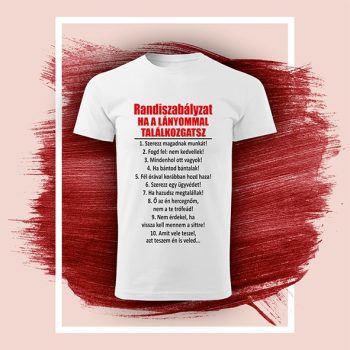 Póló "Randiszabályzat" 008_G