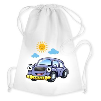 Tornazsák húzózsinóros egyedi nyomattal