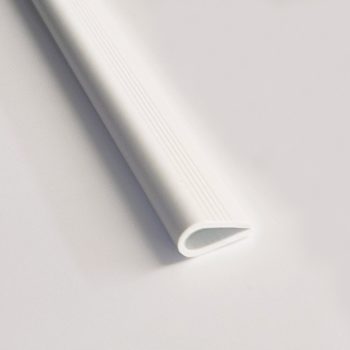 Posztersín műanyag fehér 42 cm (1 pár)